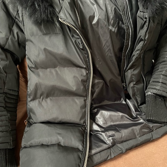 Nicole Benisti coat! this is a one of a kind all black with real fur . - Picture 8 of 8